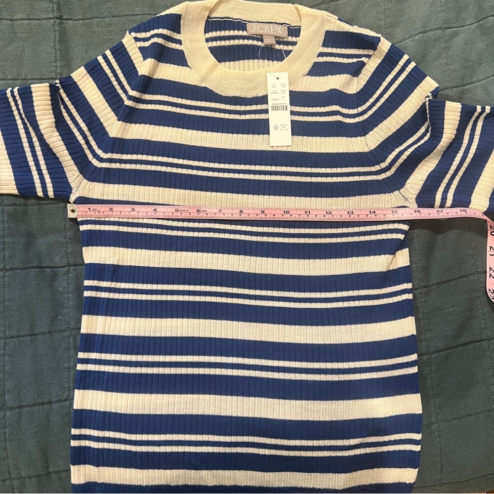 J. Crew NWT M Carolyn three-quarter sleeve sweater - 100% merino wool - Picture 5 of 12